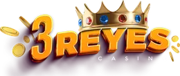 Logotipo de 3 Reyes Casino con corona dorada